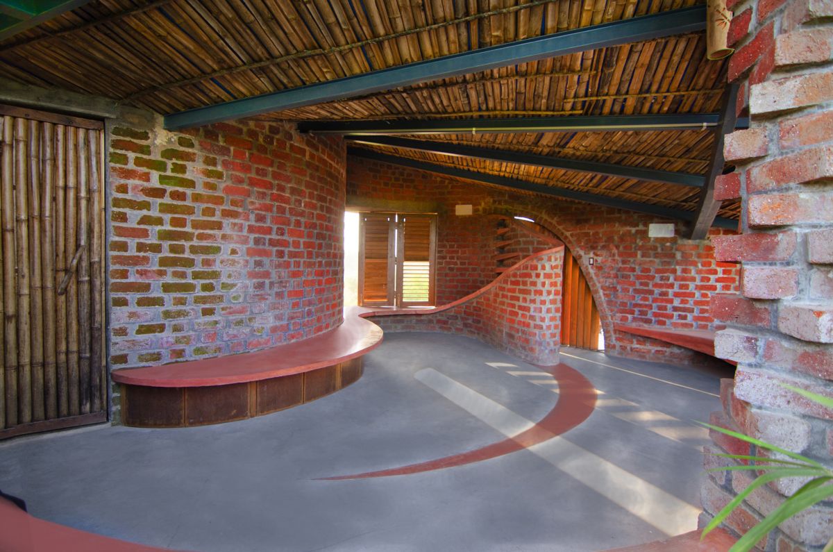 Interior of The Brick House in India