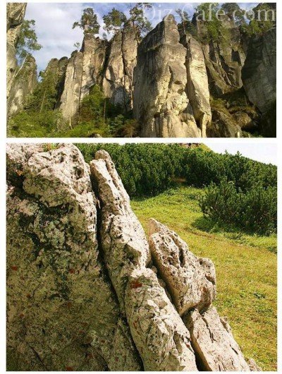 Горы Чехии - основа для создания альпинария чешская скалка