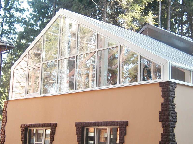 Зимний сад на крыше: решение для небольших домов