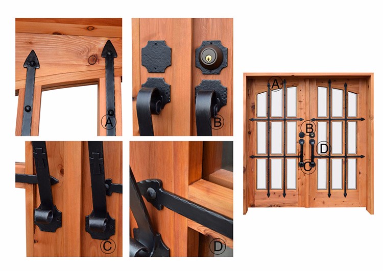 Solid Wood Metal Glass Entrance Doors Insulated Front Door Latest Wooden Door Designs