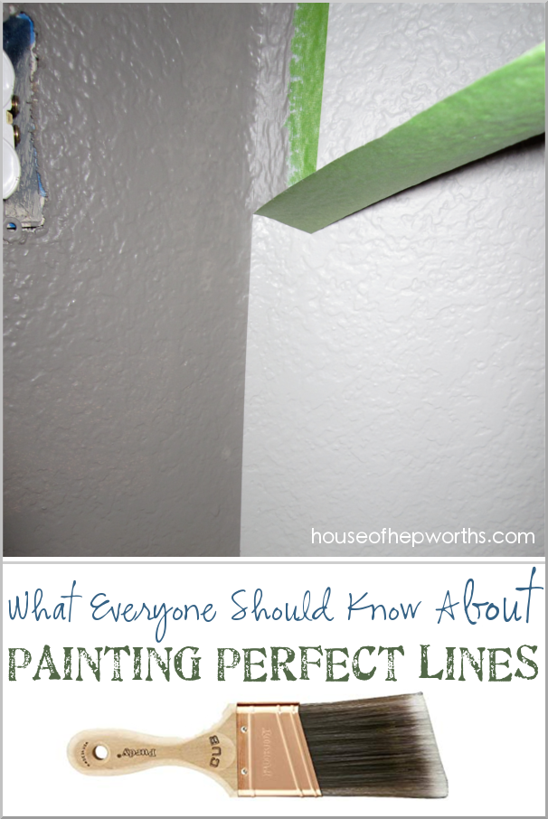 how to paint perfect lines
