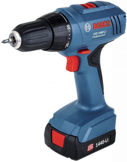 BOSCH GSR 1440-LI 1.5Ah x2