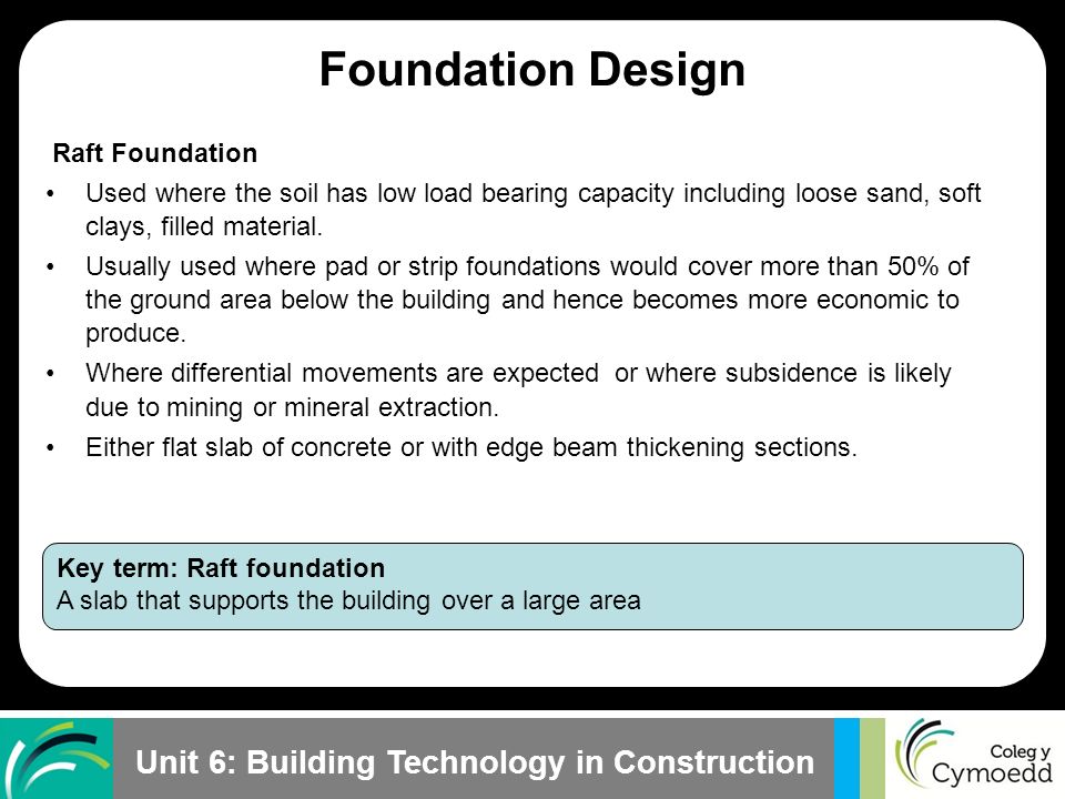 Foundation Design Raft Foundation