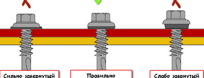 Чертеж монтажа профиля