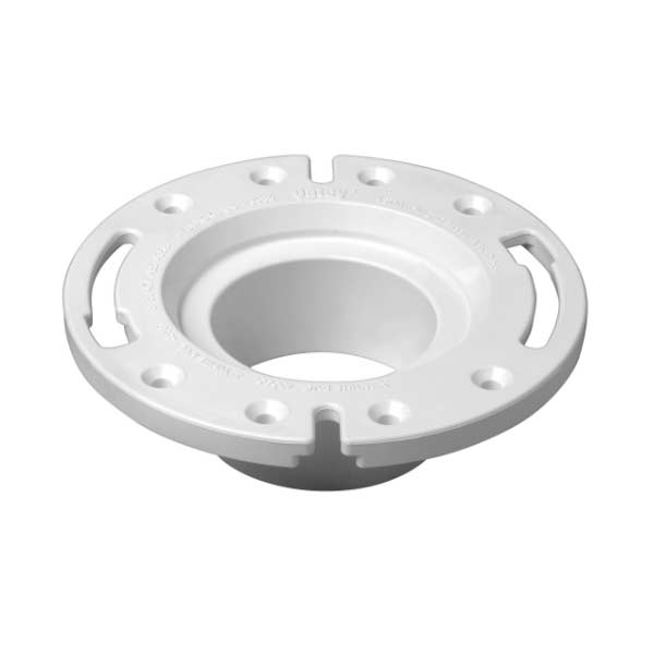 PVC spigot toilet flange for schedule 40 3 inch fittings