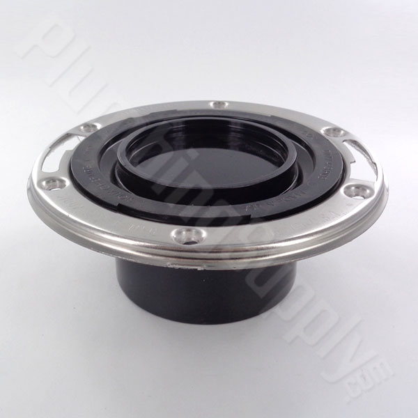 toilet flange with stainless steel ring